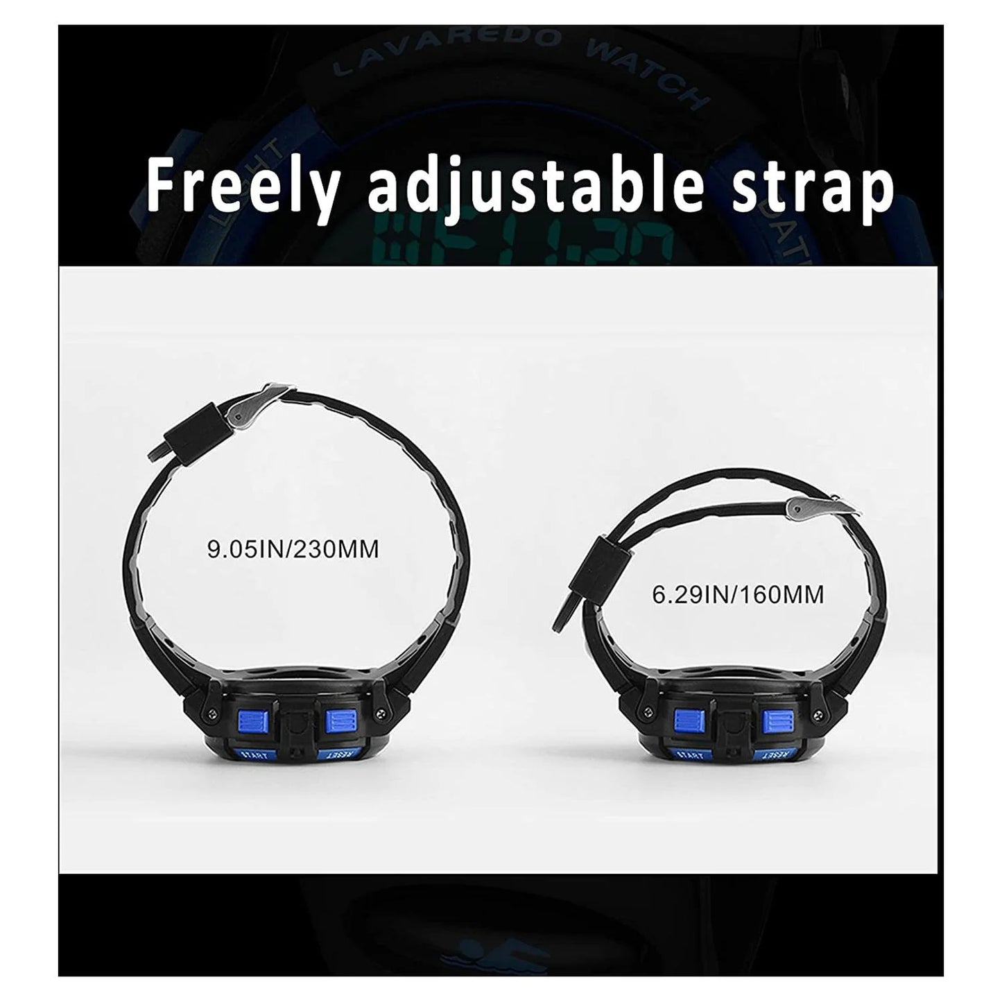 Digital Sports Watch for Age 4-15 Waterproof Watches with Alarm Stopwatch Wrist Watches Birthday Chriatmas Gift for Age 4-15